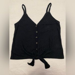 Xs black tank top new with tags